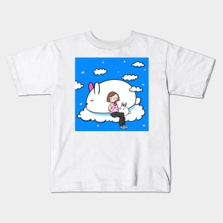 Sky bunny Clear sky Kids T-Shirt